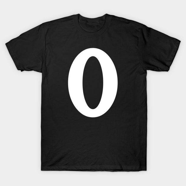 Letter O T-Shirt by Xtian Dela ✅